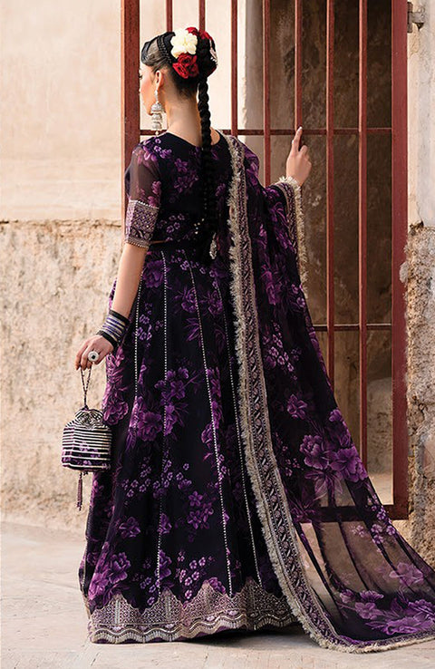 Xenia - Rumi Luxe'25 By Xenia Embroidered Chiffon Suit Unstitched 3 piece - Formal Collection - aubranz.com