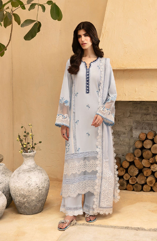 Azure - Luxe Premium By Azure Embroidered Formal Suit Unstitched 3 Piece - aubranz.com