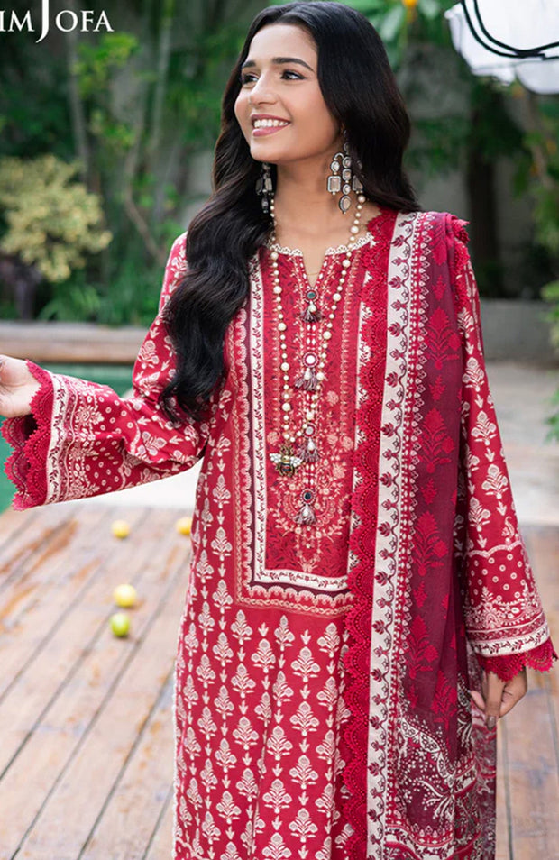 Asimjofa - Asim Jofa Lawn'25 Printed Suits Unstitched 3 Piece - Summer Collection - aubranz.com