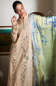 Zara_Shahjahan - Satori Lawn'25 By Zara Shahjahan Embroidered Suits Unstitched 3 Piece - Summer Collection - aubranz.com