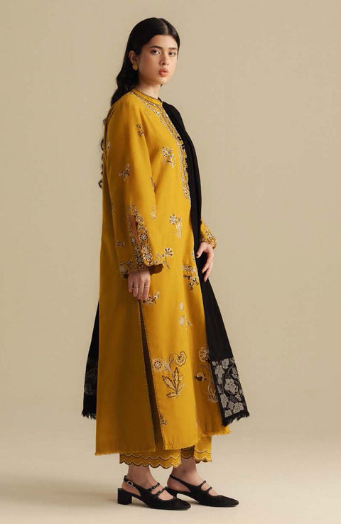 Zara_Shahjahan - COCO WINTER'25 BY ZARA SHAHJAHAN EMBROIDERED KHADDAR SUITS UNSTITCHED 3 PIECE - WINTER COLLECTION - aubranz.com