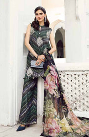 Mariab - M Prints Intermix Fall Edit'25 By Maria B Embroidered Cambric Suits Unstitched 3 Piece - Winter Collection - aubranz.com
