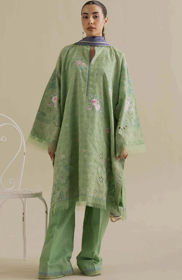 Zara_Shahjahan - Coco Lawn Drop Two'25 By Zara Shahjahan Embroidered Lawn Suits Unstitched 3 Piece - Summer Collection - aubranz.com