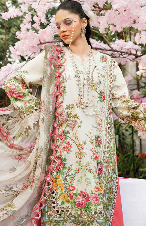 Mariab - MPrint Eid Edit'25 By Maria B Embroidered Lawn Suits Unstitched 3 Piece - Summer Collection - aubranz.com