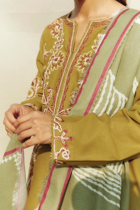 Zara_Shahjahan - COCO WINTER COLLECTION'24 BY ZARA SHAHJAHAN 3 PIECE UNSTITCHED WINTER COLLECTION - aubranz.com