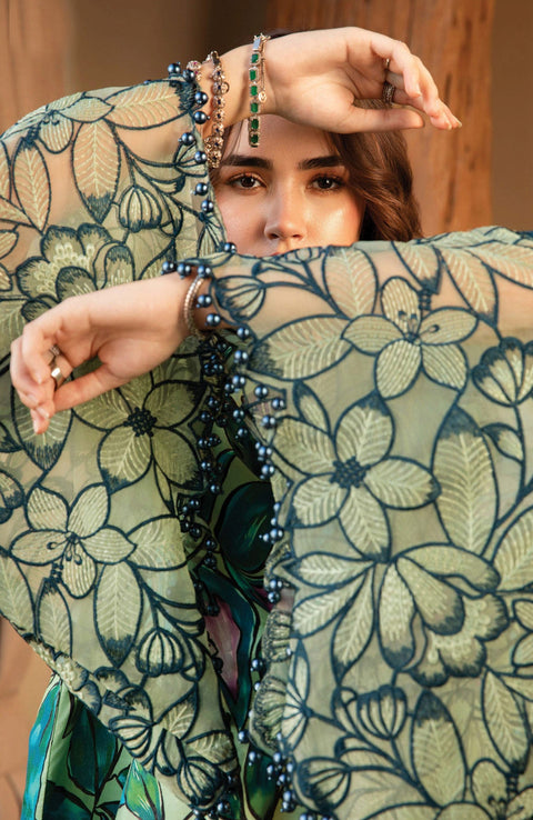 Mariab - Mprints By Maria B Embroidered Lawn Suits Unstitched 3 Piece - Summer Collection - aubranz.com