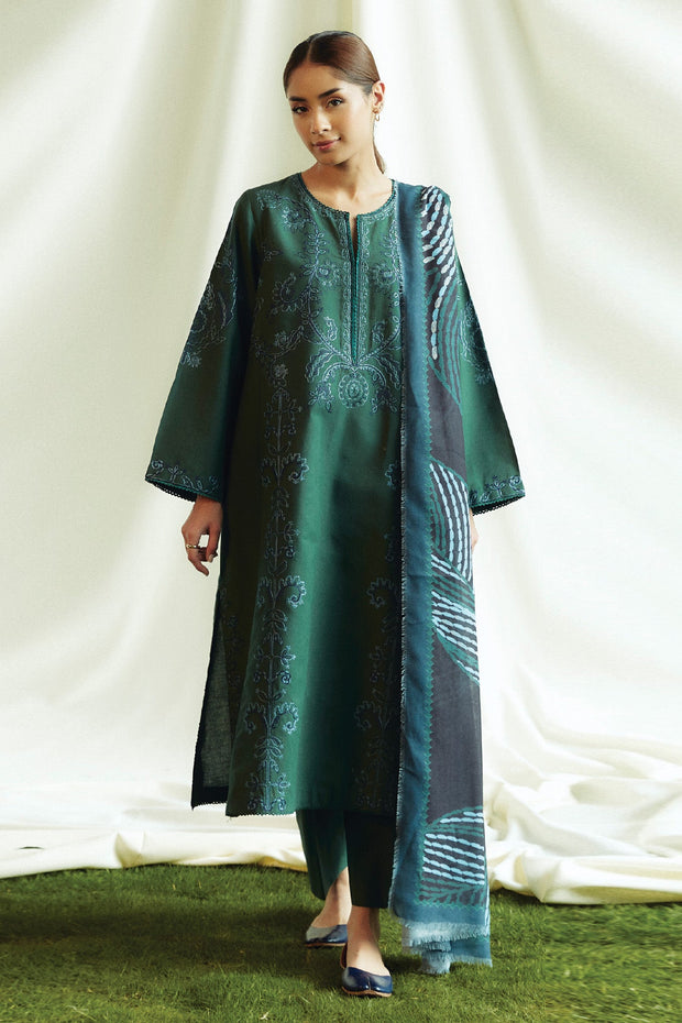 Zara_Shahjahan - COCO WINTER COLLECTION'24 BY ZARA SHAHJAHAN 3 PIECE UNSTITCHED WINTER COLLECTION - aubranz.com