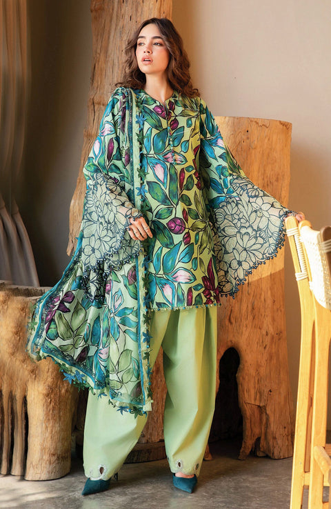 Mariab - Mprints By Maria B Embroidered Lawn Suits Unstitched 3 Piece - Summer Collection - aubranz.com