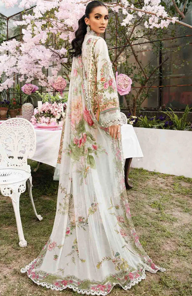 Mariab - MPrint Eid Edit'25 By Maria B Embroidered Lawn Suits Unstitched 3 Piece - Summer Collection - aubranz.com