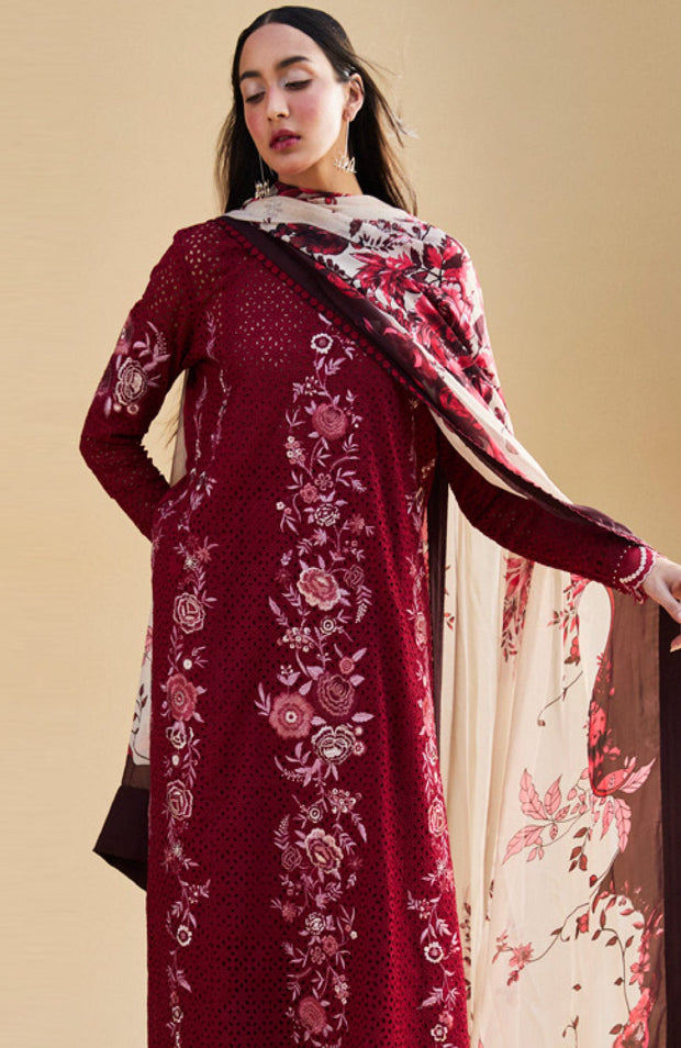 Zara_Shahjahan - Satori Lawn'25 By Zara Shahjahan Embroidered Suits Unstitched 3 Piece - Summer Collection - aubranz.com