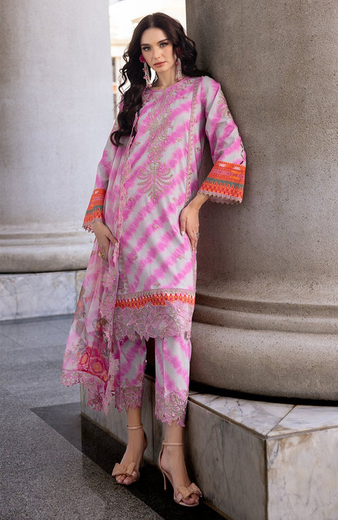 Charizma - Aghaz e Nou by Charizma Embroidered Lawn Suit Unstitched 3 Piece - Summer Collection - aubranz.com