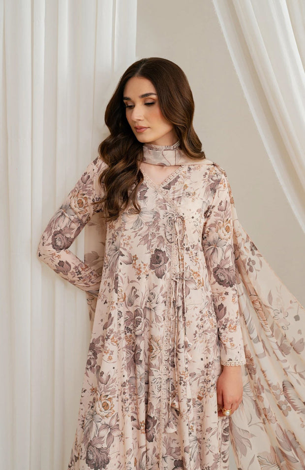 Zarif - Prints by Zarif Georgette Silk'24 Unstitched 3 Piece - WINTER COLLECTION - aubranz.com