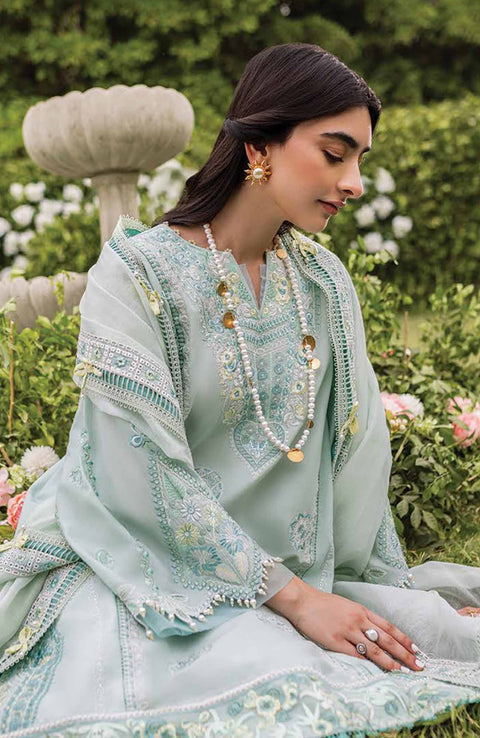 Sadaffawadkhan - Siraa Lawn'24 Vol-II By Sadaf Fawad Khan Lawn Suit Unstitched 3 Piece summer Collection - aubranz.com