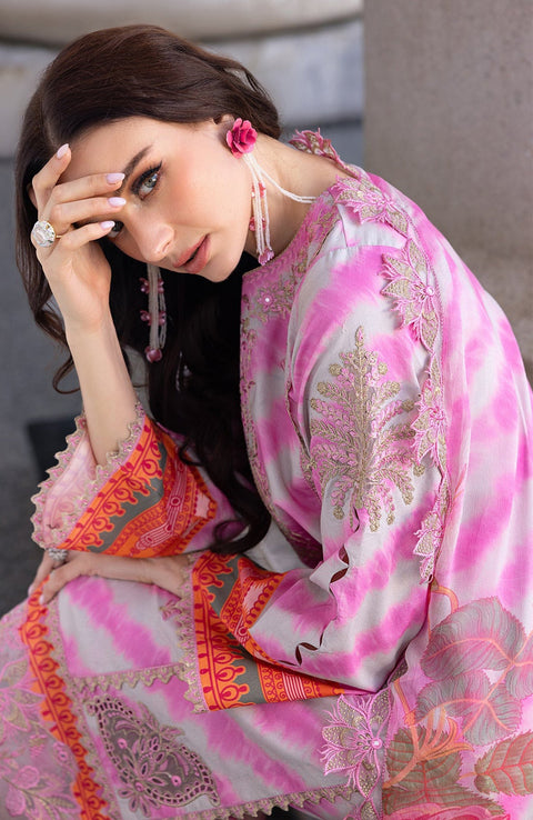 Charizma - Aghaz e Nou by Charizma Embroidered Lawn Suit Unstitched 3 Piece - Summer Collection - aubranz.com