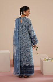 Afrozeh - Floral Charm'25 by Afrozeh Embroidered Lawn Suits Unstitched 3 Piece - Summer Collection - aubranz.com
