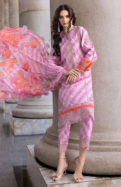 Charizma - Aghaz e Nou by Charizma Embroidered Lawn Suit Unstitched 3 Piece - Summer Collection - aubranz.com
