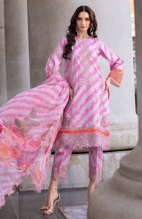 Charizma - Aghaz e Nou by Charizma Embroidered Lawn Suit Unstitched 3 Piece - Summer Collection - aubranz.com