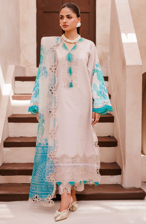 Charizma - Sheen Lawn'25 By Charizma Embroidered Suits Unstitched 3 Piece - Summer Collection - aubranz.com
