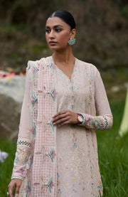 Elan - Silsila By Elan Embroidered Lawn Suit Unstitched 3 Piece Summer Collection - aubranz.com