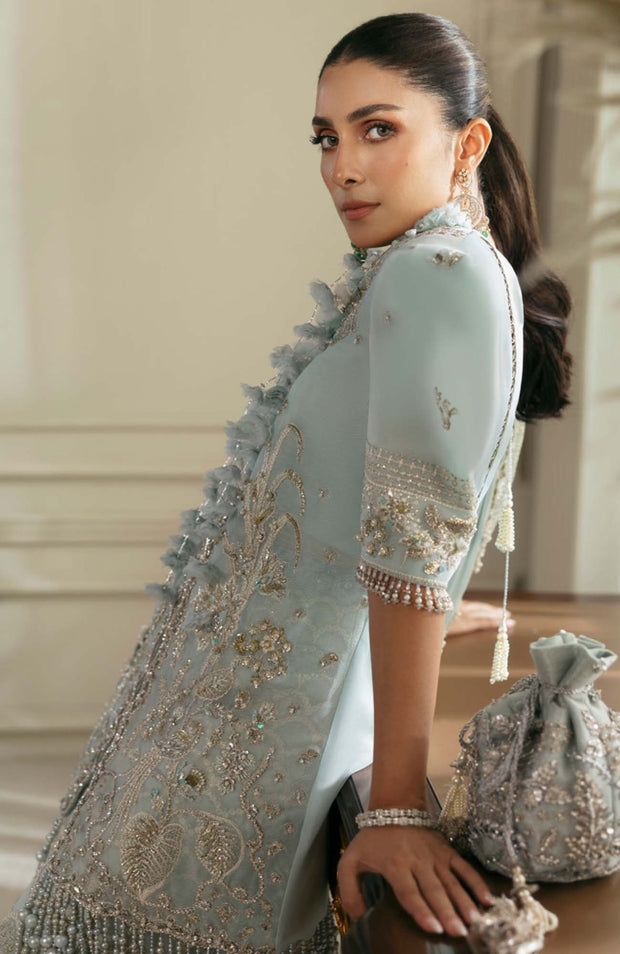 Elan - ELAN WEDDING FESTIVE'24 EMBROIDERED SUITS UNSTITCHED 3 PIECE - WEDDING COLLECTION - aubranz.com