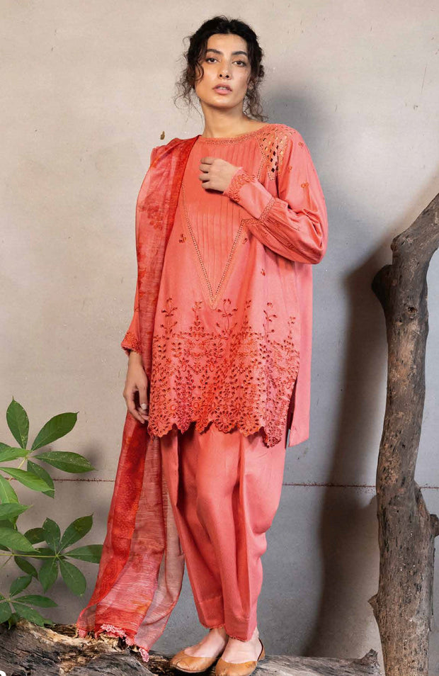 Sobia_Nazir - FALL EDIT COLLECTION'24 BY SOBIA NAZIR 3 PIECE UNSTITCHED WINTER - aubranz.com