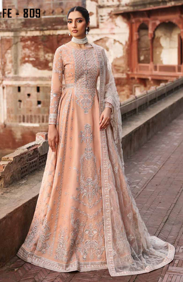 Flossie - Mehak Formals'24 By Flossia Unstitched 3 Piece Wedding formal Collection - aubranz.com