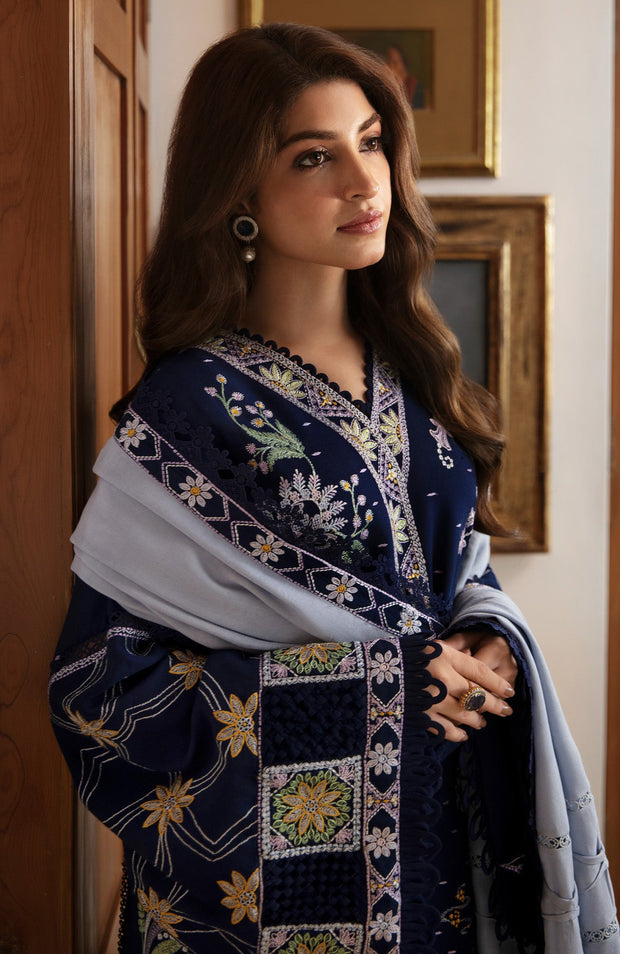 Republic - Rosaleè Winter'24 By Republic Embroidered Suits Unstitched 3 Piece - Winter Collection - aubranz.com