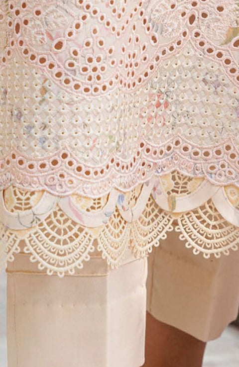Abyaan - Aabyaan Shezlin Chikankari Lawn'25 Embroidered Suit Unstitched 3 Piece - Summer Collection - aubranz.com
