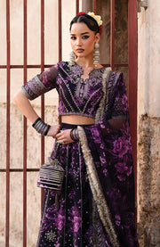 Xenia - Rumi Luxe'25 By Xenia Embroidered Chiffon Suit Unstitched 3 piece - Formal Collection - aubranz.com