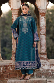 Xenia - Rumi Luxe'25 By Xenia Embroidered Chiffon Suit Unstitched 3 piece - Formal Collection - aubranz.com