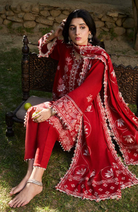 Zaha - ZAHA WINTER COLLECTION'24 EMBROIDERED SUITS UNSTITCHED 3 PIECE- WINTER COLLECTION' - aubranz.com