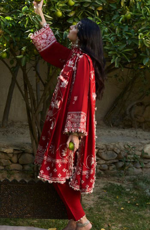 Zaha - ZAHA WINTER COLLECTION'24 EMBROIDERED SUITS UNSTITCHED 3 PIECE- WINTER COLLECTION' - aubranz.com