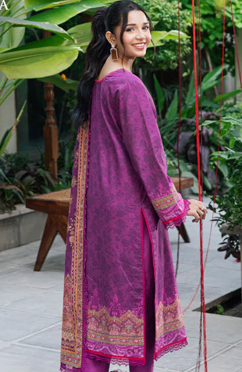 Asimjofa - Asim Jofa Lawn'25 Printed Suits Unstitched 3 Piece - Summer Collection - aubranz.com