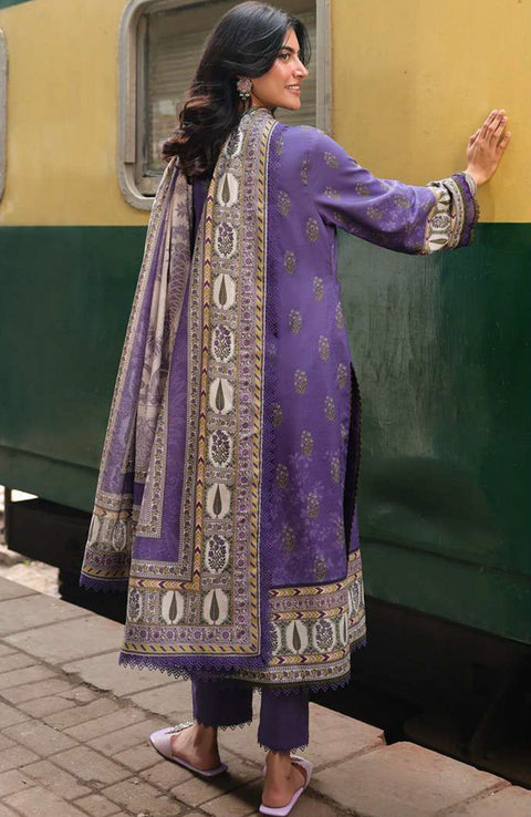 Asimjofa - Asim Jofa Eid Essentials'25 Printed Lawn Suit Unstiched 3 Piece-Summer Collection - aubranz.com