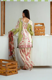 Saira_Rizwan - Joolie Prints Collecetion'25 By Saira Rizwan Printed Lawn Suit Unstitched 3 Piece - Summer Collection - aubranz.com
