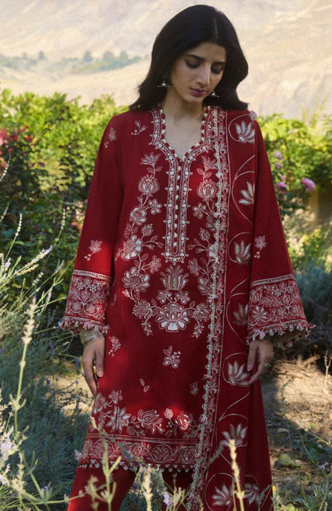 Zaha - ZAHA WINTER COLLECTION'24 EMBROIDERED SUITS UNSTITCHED 3 PIECE- WINTER COLLECTION' - aubranz.com