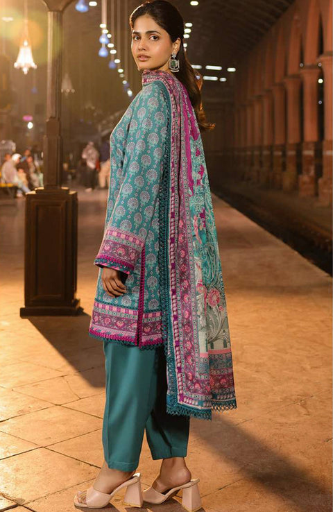 Asimjofa - Asim Jofa Eid Essentials'25 Printed Lawn Suit Unstiched 3 Piece-Summer Collection - aubranz.com