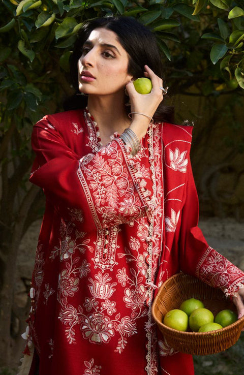 Zaha - ZAHA WINTER COLLECTION'24 EMBROIDERED SUITS UNSTITCHED 3 PIECE- WINTER COLLECTION' - aubranz.com