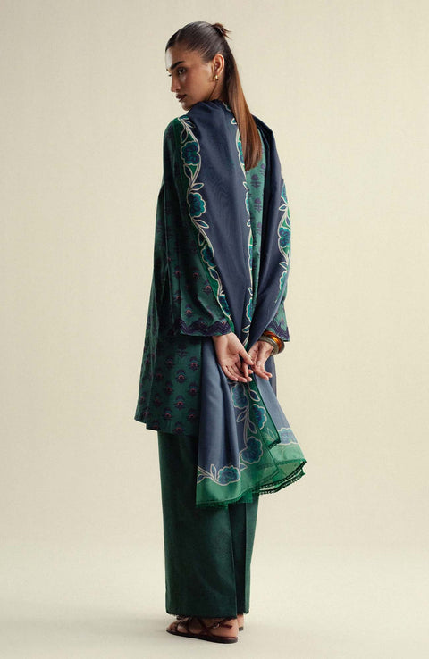 Zara_Shahjahan - Coco Prints'25 Vol-4 by Zara Shahjahan Printed Lawn Suits Unstitched 3 Piece - Summer Collection - aubranz.com