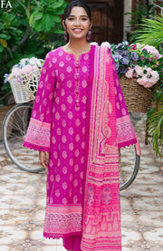 Asimjofa - Asim Jofa Lawn'25 Printed Suits Unstitched 3 Piece - Summer Collection - aubranz.com