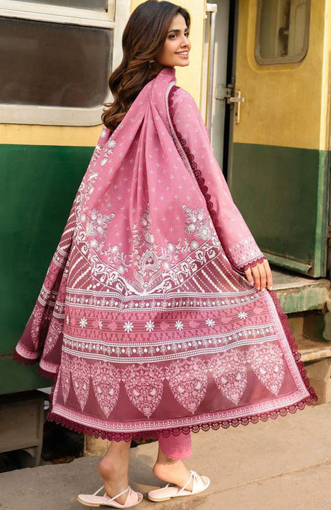 Asimjofa - Asim Jofa Eid Essentials'25 Printed Lawn Suit Unstiched 3 Piece-Summer Collection - aubranz.com