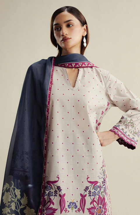 Zara_Shahjahan - Coco Prints'25 Vol-4 by Zara Shahjahan Printed Lawn Suits Unstitched 3 Piece - Summer Collection - aubranz.com