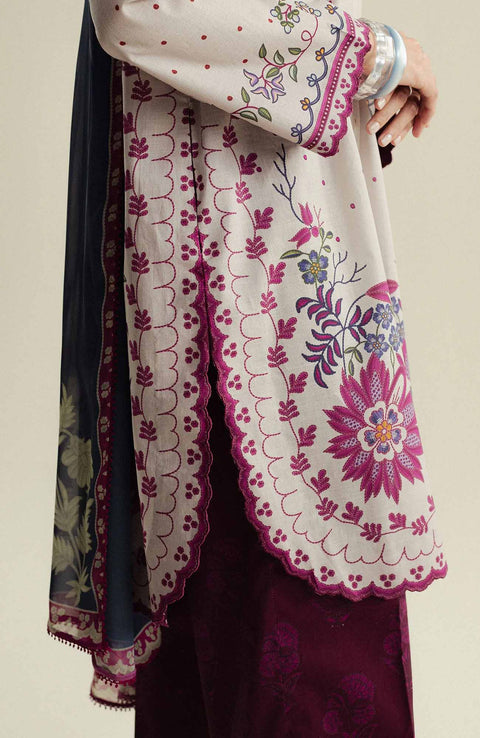 Zara_Shahjahan - Coco Prints'25 Vol-4 by Zara Shahjahan Printed Lawn Suits Unstitched 3 Piece - Summer Collection - aubranz.com