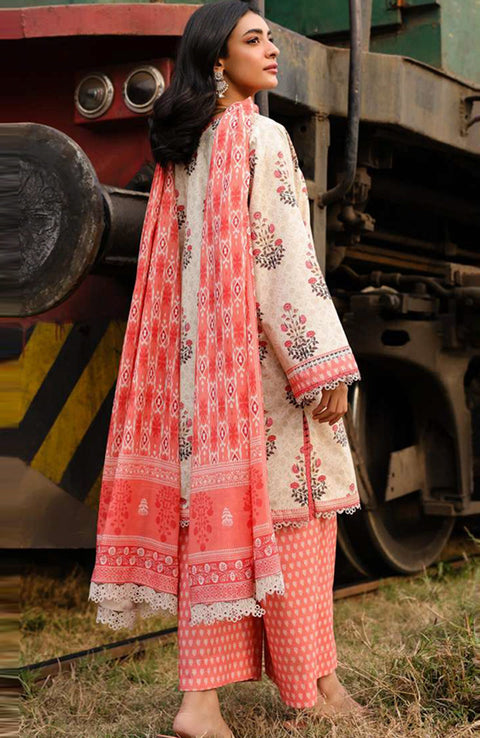 Asimjofa - Asim Jofa Eid Essentials'25 Printed Lawn Suit Unstiched 3 Piece-Summer Collection - aubranz.com