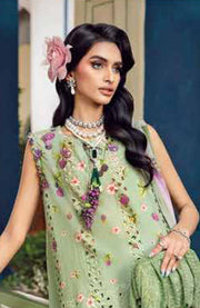 Mariab - M Prints Intermix Fall Edit'25 By Maria B Embroidered Cambric Suits Unstitched 3 Piece - Winter Collection - aubranz.com