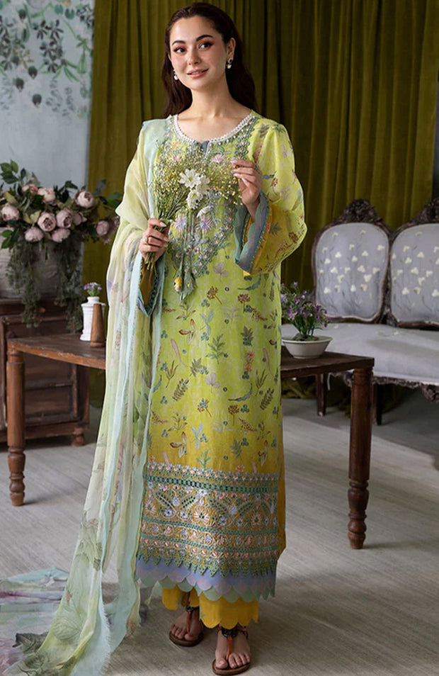 Sobia_Nazir - Sobia Nazir Vital'25 Vol 2 Embroidered Lawn Suits Unstitched 3 Piece - Summer Collection - aubranz.com