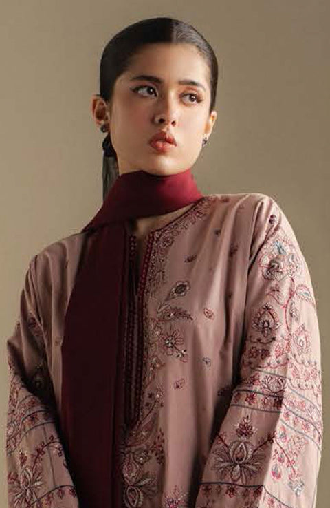 Zara_Shahjahan - COCO WINTER'25 BY ZARA SHAHJAHAN EMBROIDERED KHADDAR SUITS UNSTITCHED 3 PIECE - WINTER COLLECTION - aubranz.com