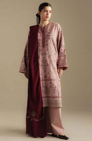 Zara_Shahjahan - COCO WINTER'25 BY ZARA SHAHJAHAN EMBROIDERED KHADDAR SUITS UNSTITCHED 3 PIECE - WINTER COLLECTION - aubranz.com