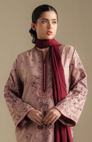 Zara_Shahjahan - COCO WINTER'25 BY ZARA SHAHJAHAN EMBROIDERED KHADDAR SUITS UNSTITCHED 3 PIECE - WINTER COLLECTION - aubranz.com