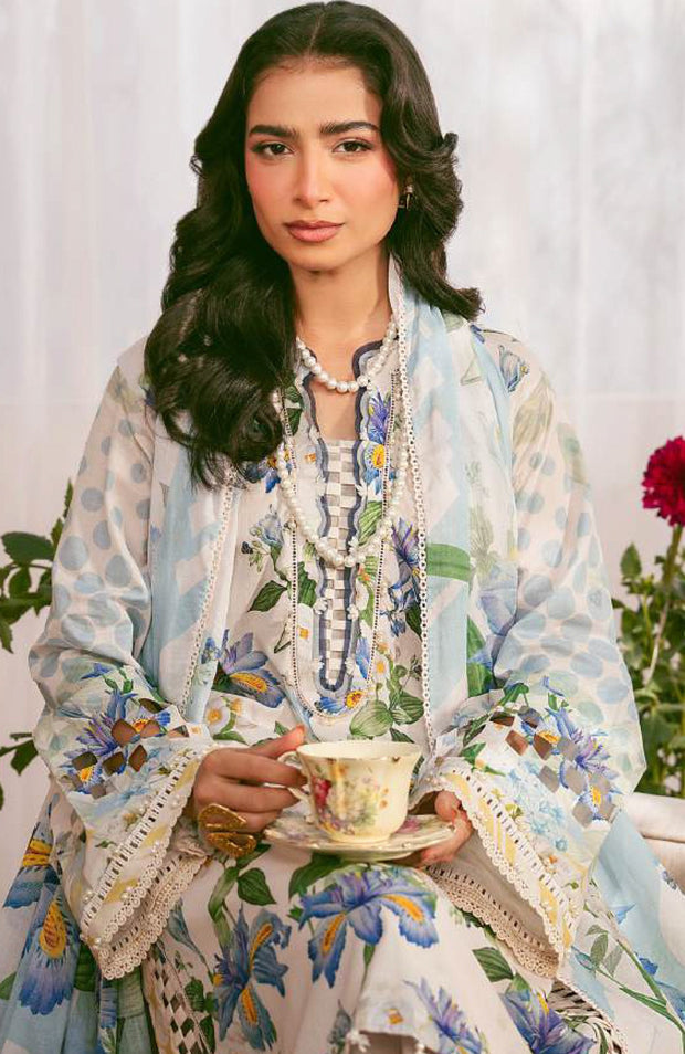Elaf - Elaf Prints'25 Printed Lawn Suits Unstitched 3 Piece - Summer Collection - aubranz.com